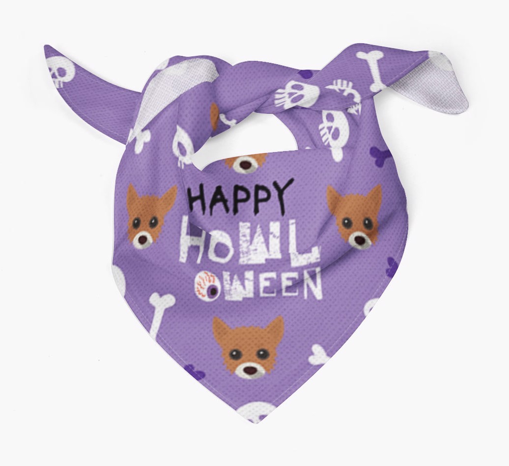 'Happy Howloween - Personalized {breedFullName} Bandana