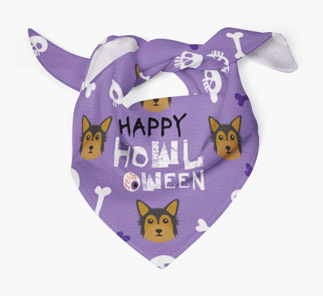'Happy Howloween - Personalized {breedFullName} Bandana