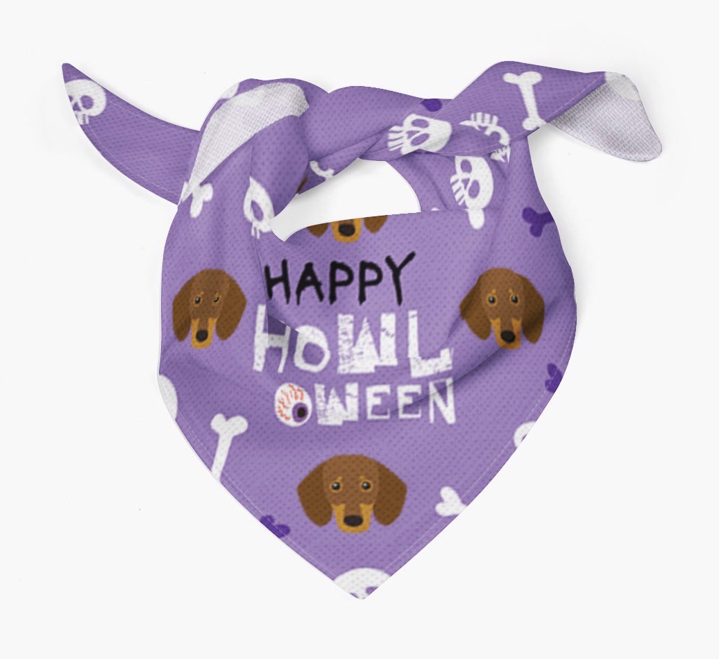 'Happy Howloween - Personalized {breedFullName} Bandana