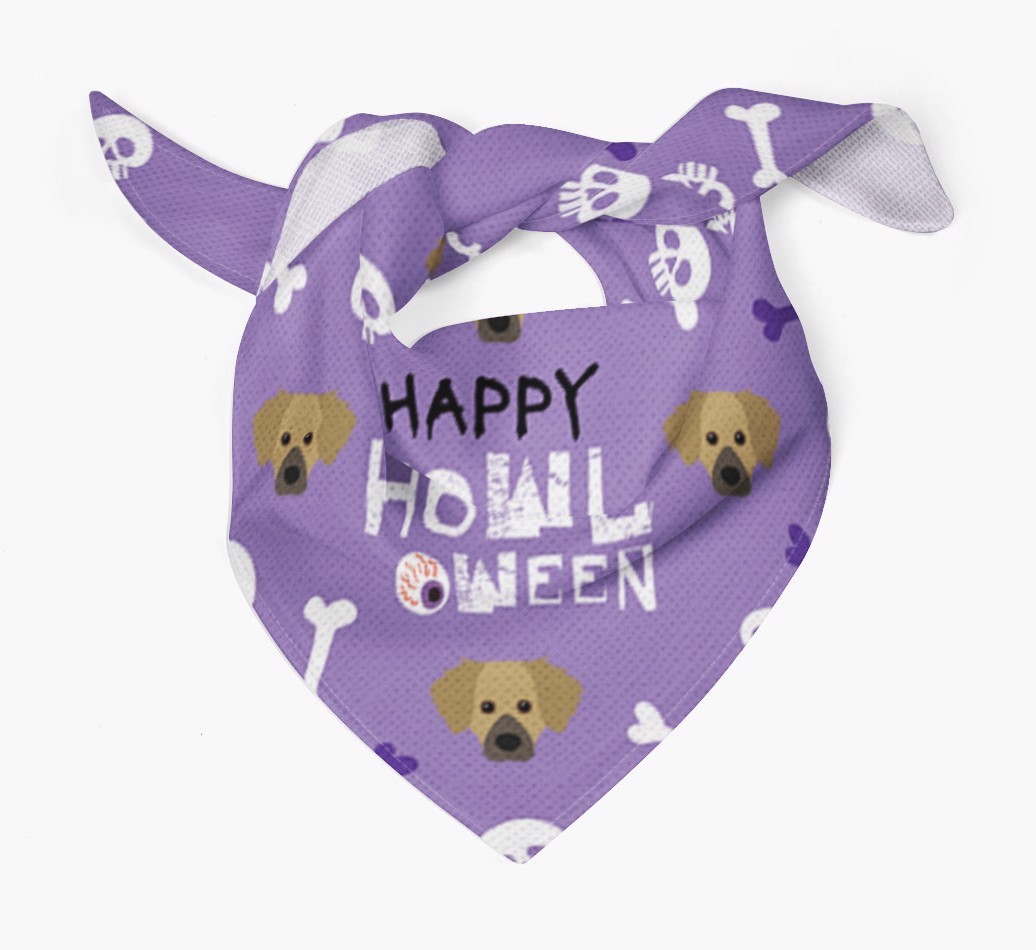 'Happy Howloween - Personalized {breedFullName} Bandana