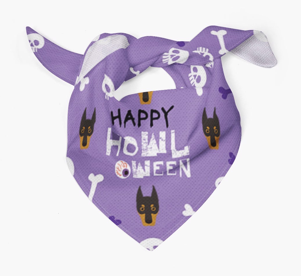 'Happy Howloween - Personalized {breedFullName} Bandana