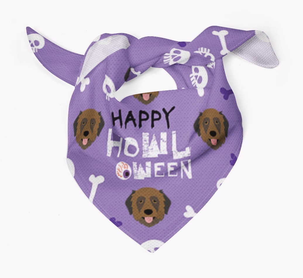 'Happy Howloween - Personalized {breedFullName} Bandana
