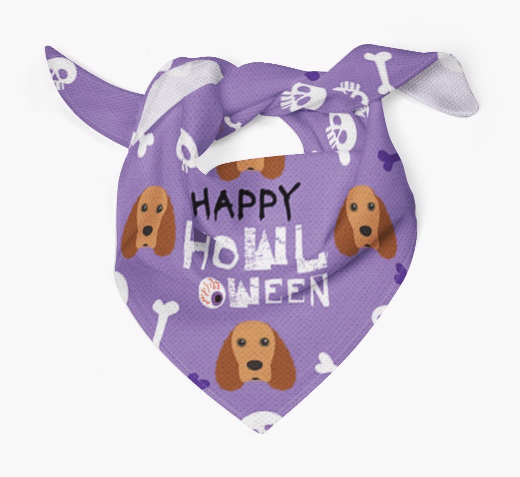 'Happy Howloween - Personalized {breedFullName} Bandana