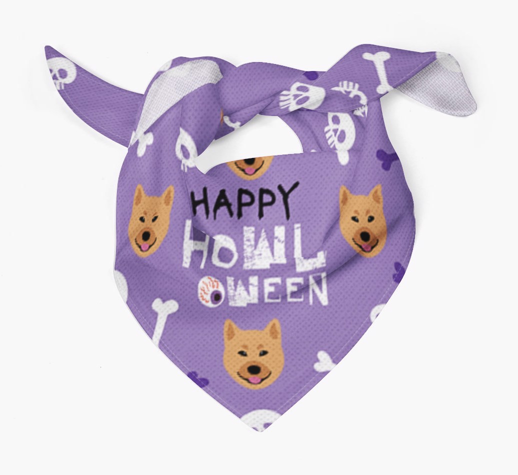 'Happy Howloween - Personalized {breedFullName} Bandana