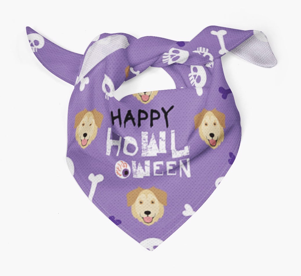 'Happy Howloween - Personalized {breedFullName} Bandana