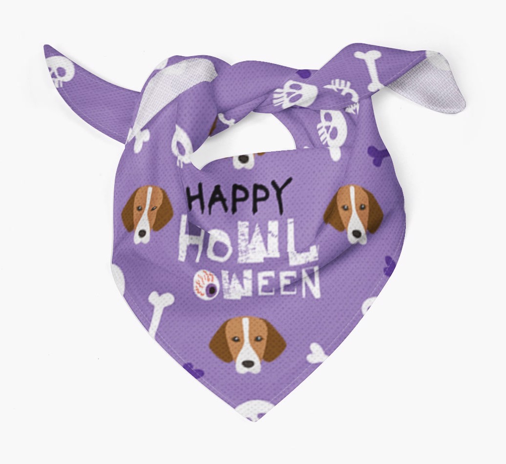 'Happy Howloween - Personalized {breedFullName} Bandana