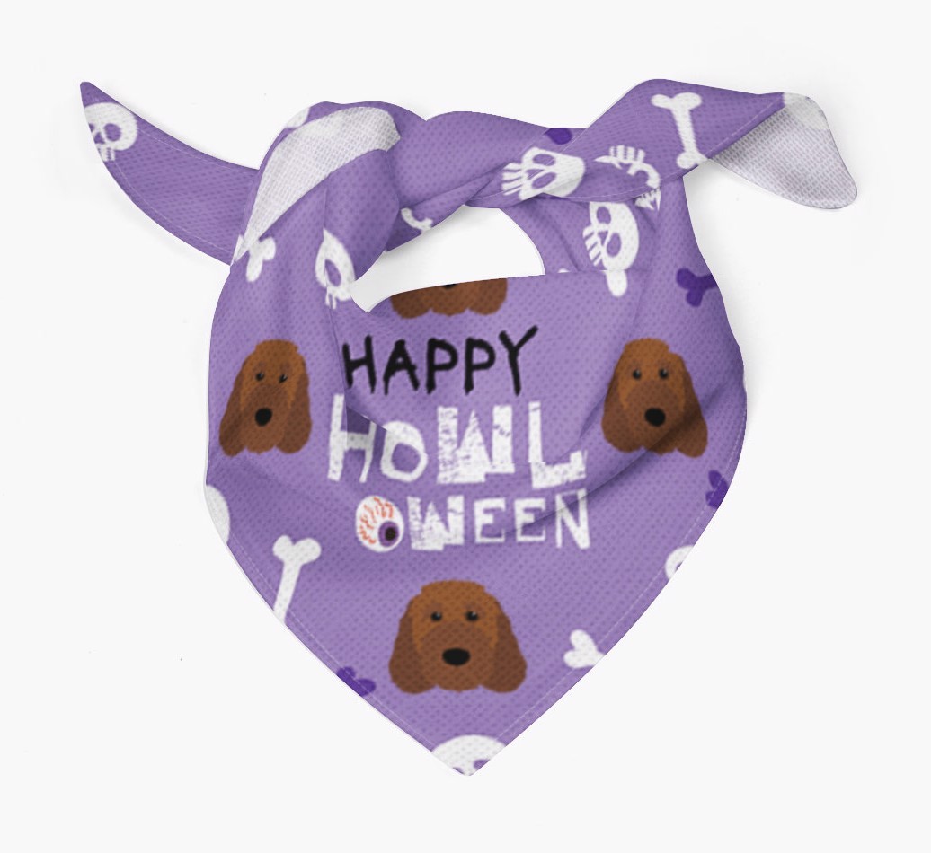 'Happy Howloween - Personalized {breedFullName} Bandana