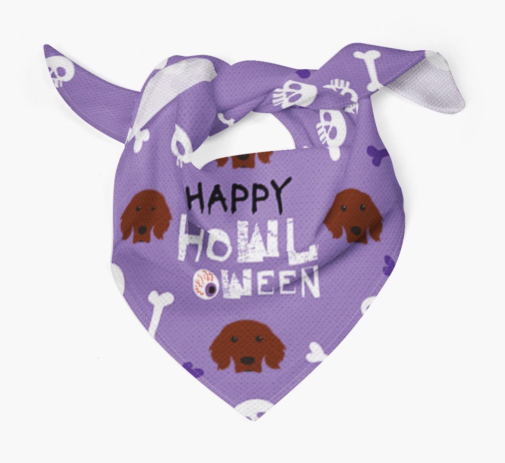 'Happy Howloween - Personalized {breedFullName} Bandana