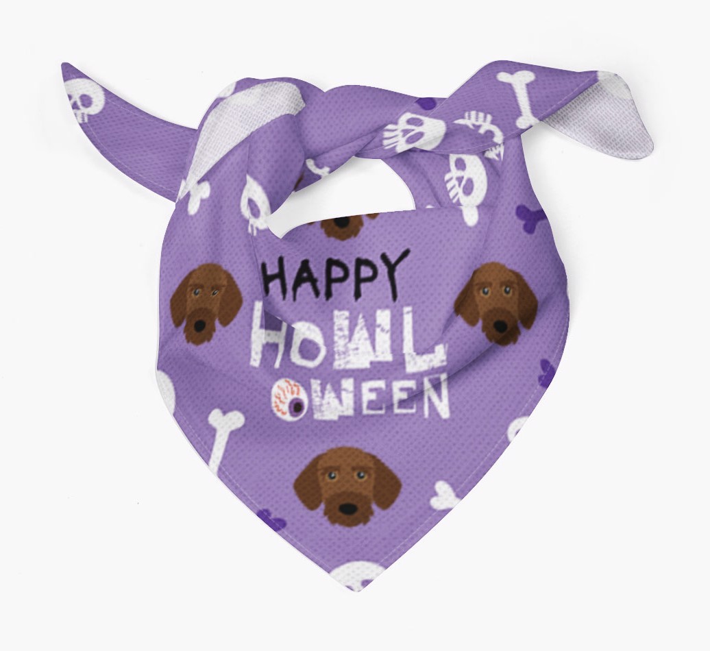 'Happy Howloween - Personalized {breedFullName} Bandana