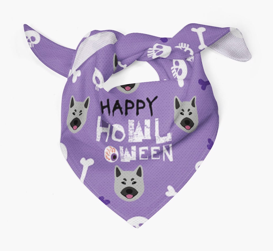 'Happy Howloween - Personalized {breedFullName} Bandana