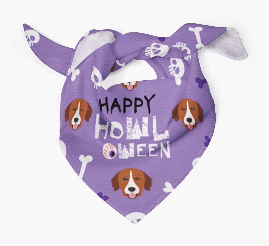 'Happy Howloween - Personalized {breedFullName} Bandana