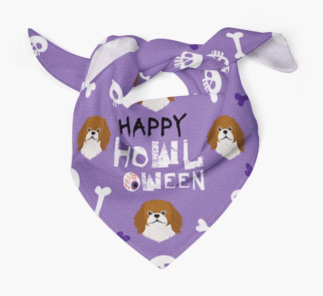 'Happy Howloween - Personalized {breedFullName} Bandana