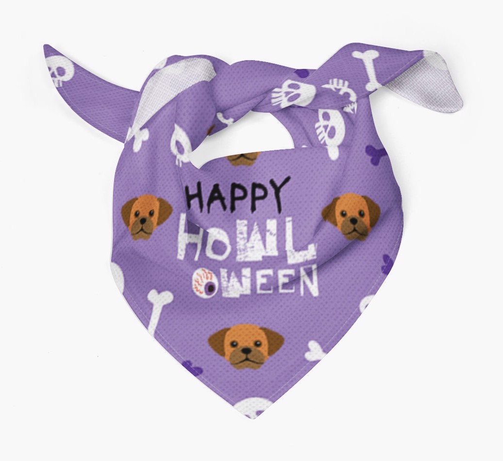 'Happy Howloween - Personalized {breedFullName} Bandana