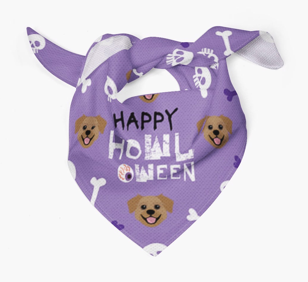 'Happy Howloween - Personalized {breedFullName} Bandana