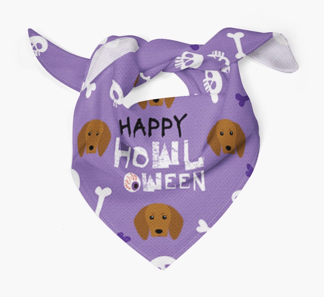 'Happy Howloween - Personalized {breedFullName} Bandana