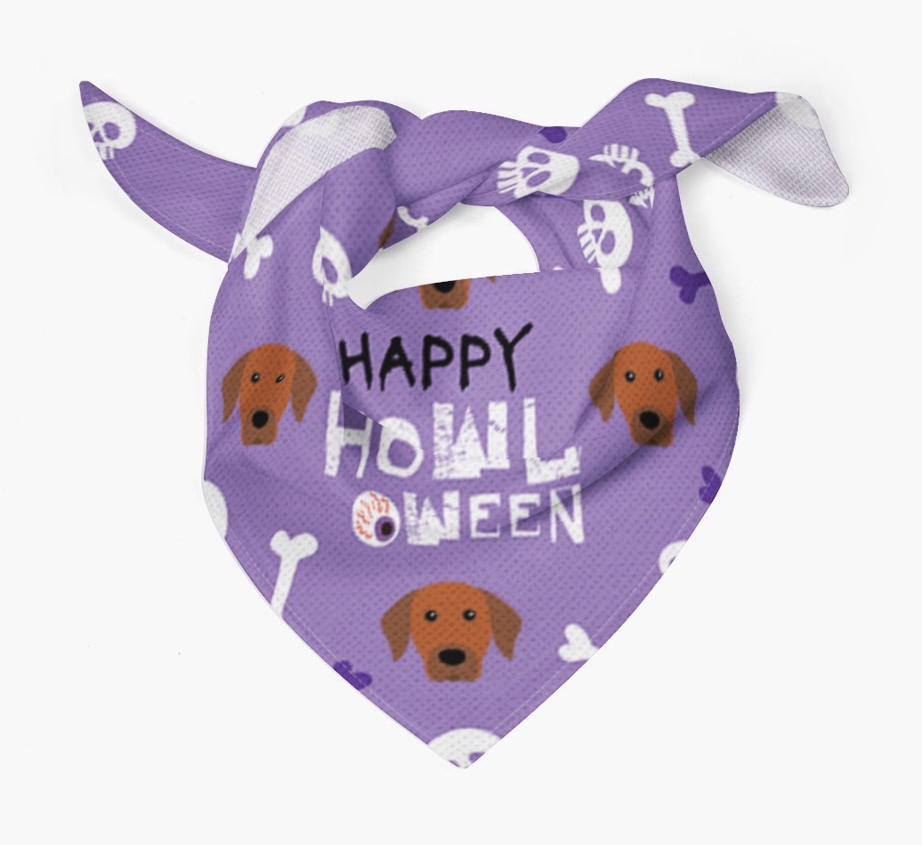 'Happy Howloween - Personalized {breedFullName} Bandana