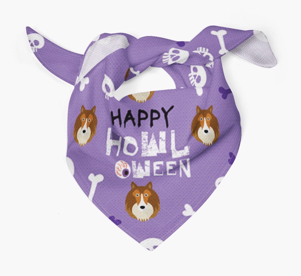 'Happy Howloween - Personalized {breedFullName} Bandana