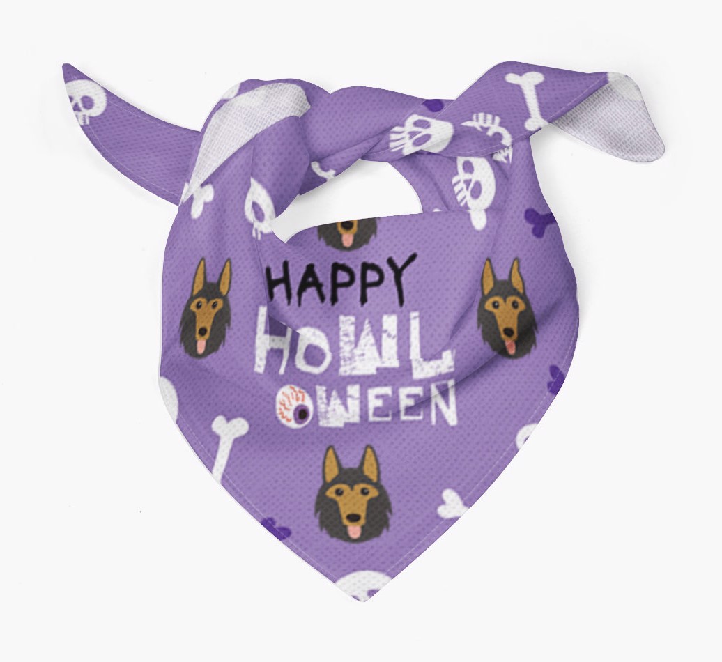 'Happy Howloween - Personalized {breedFullName} Bandana