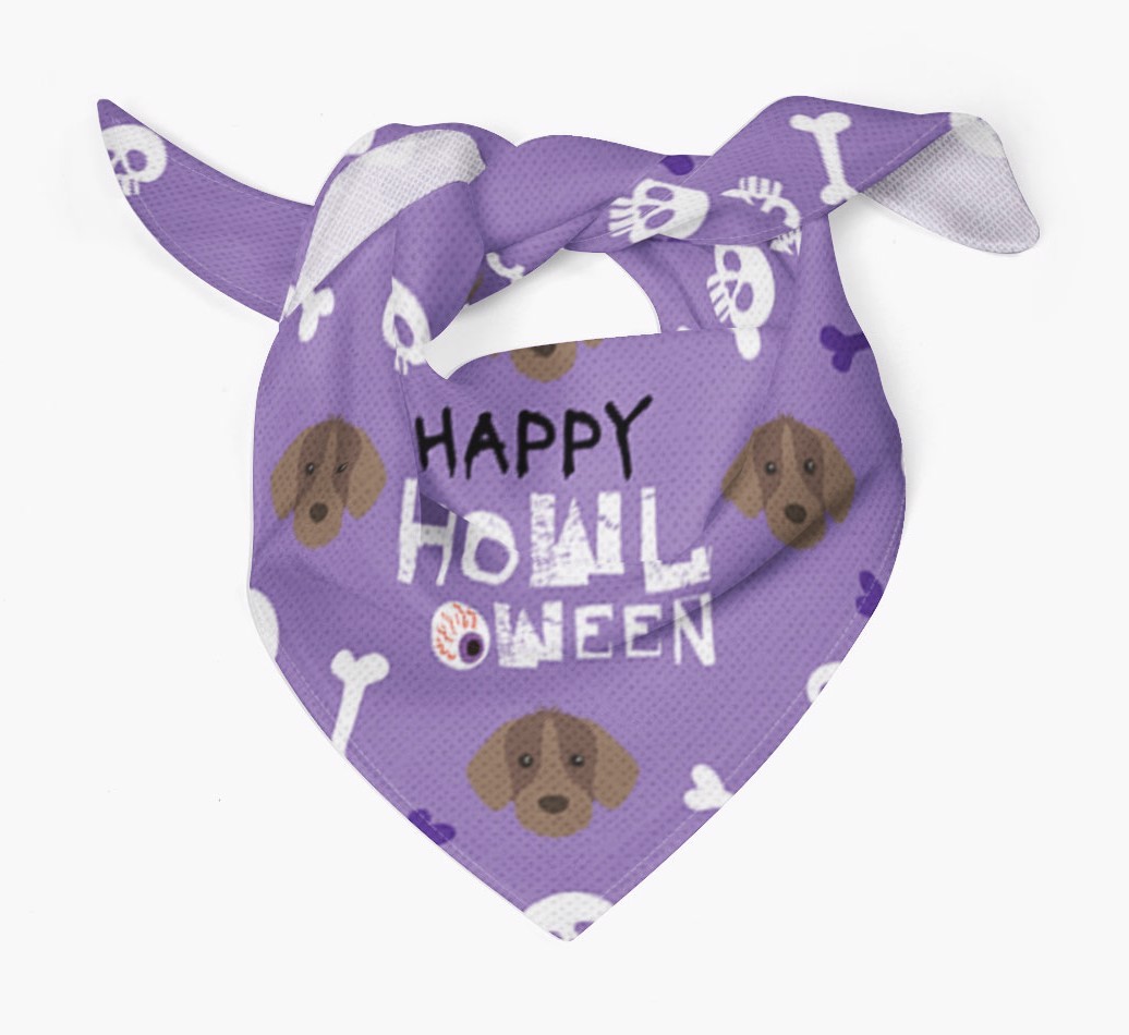 'Happy Howloween - Personalized {breedFullName} Bandana