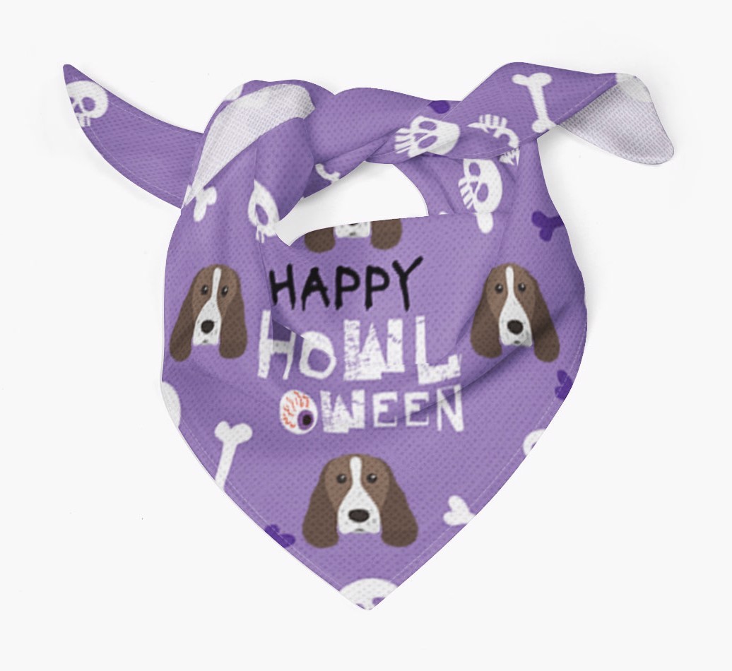 'Happy Howloween - Personalized {breedFullName} Bandana