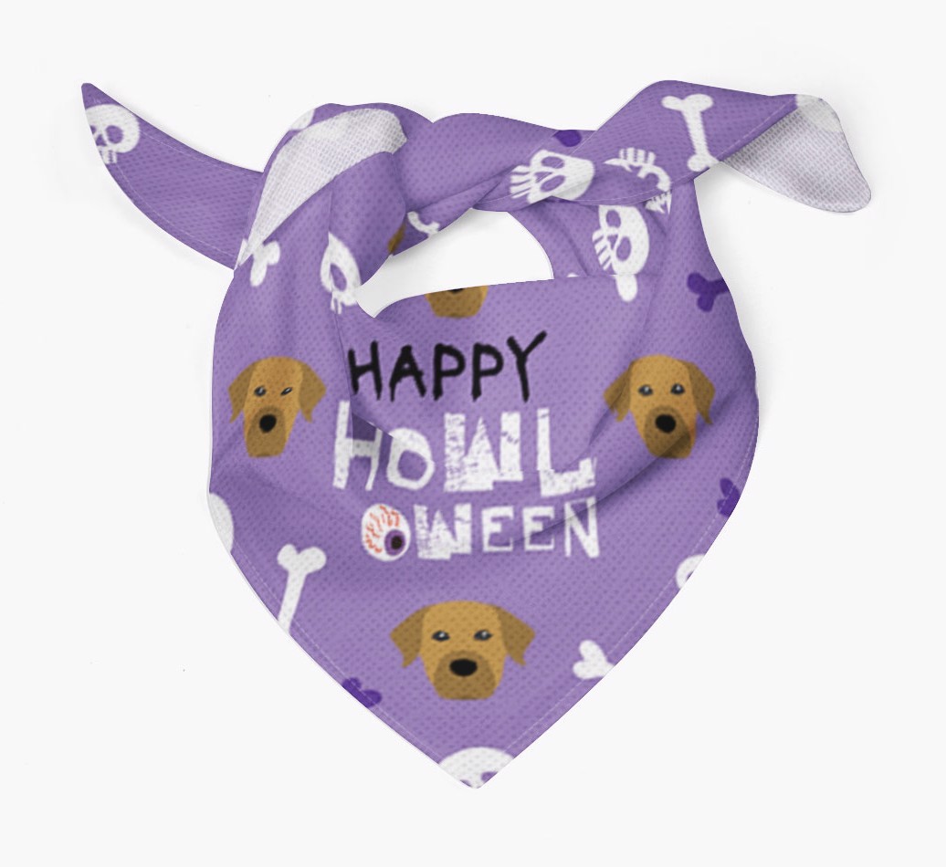 'Happy Howloween - Personalized {breedFullName} Bandana