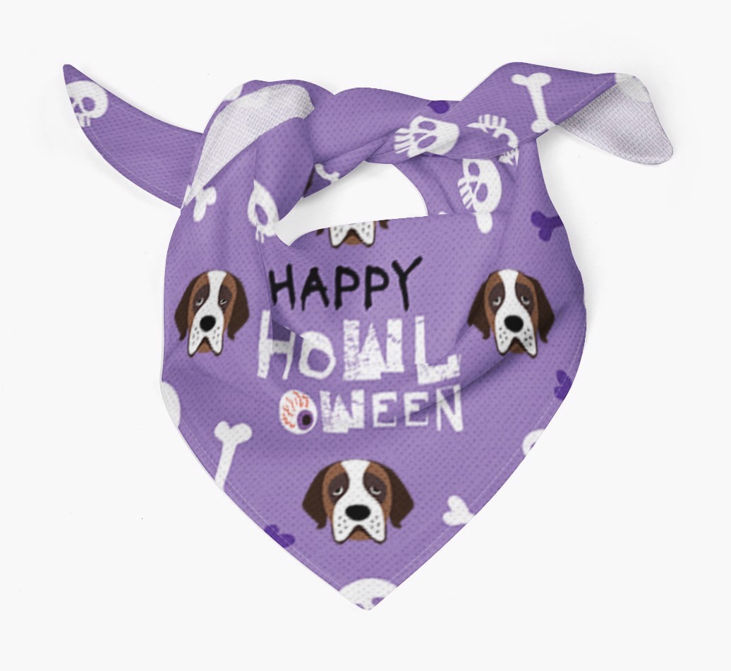 'Happy Howloween - Personalized {breedFullName} Bandana