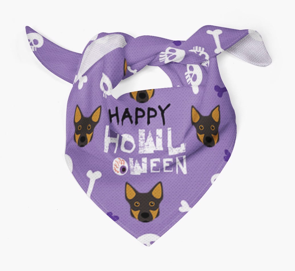 'Happy Howloween - Personalized {breedFullName} Bandana