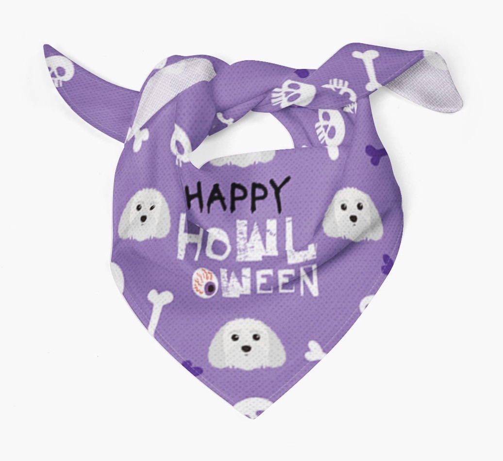 'Happy Howloween - Personalized {breedFullName} Bandana