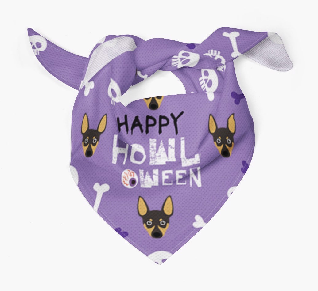 'Happy Howloween - Personalized {breedFullName} Bandana