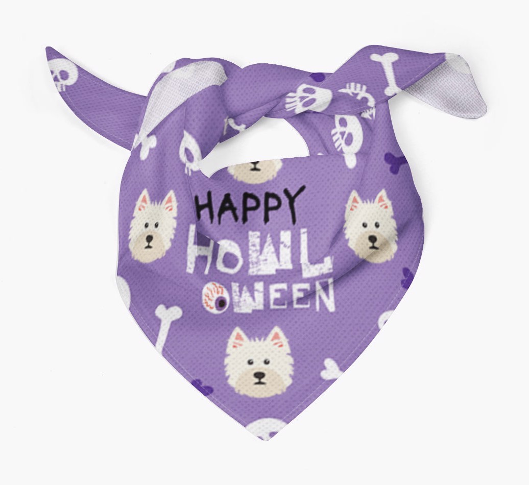 'Happy Howloween - Personalized {breedFullName} Bandana