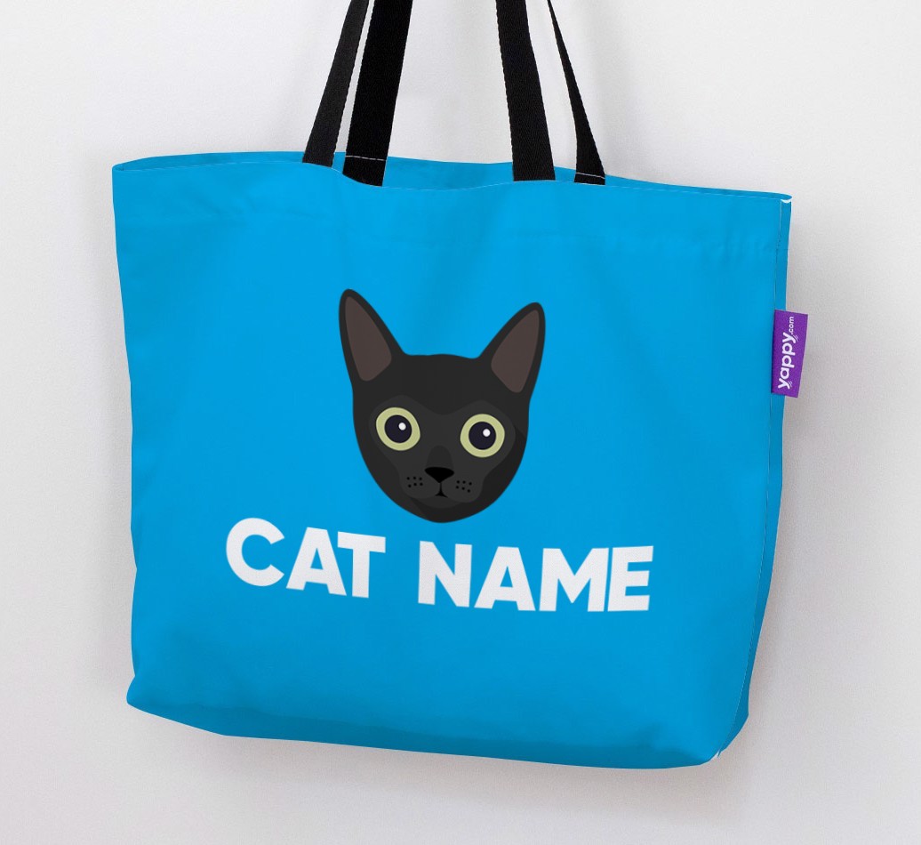 '{breedFullName} Icon & Name' - Personalised Canvas Bag