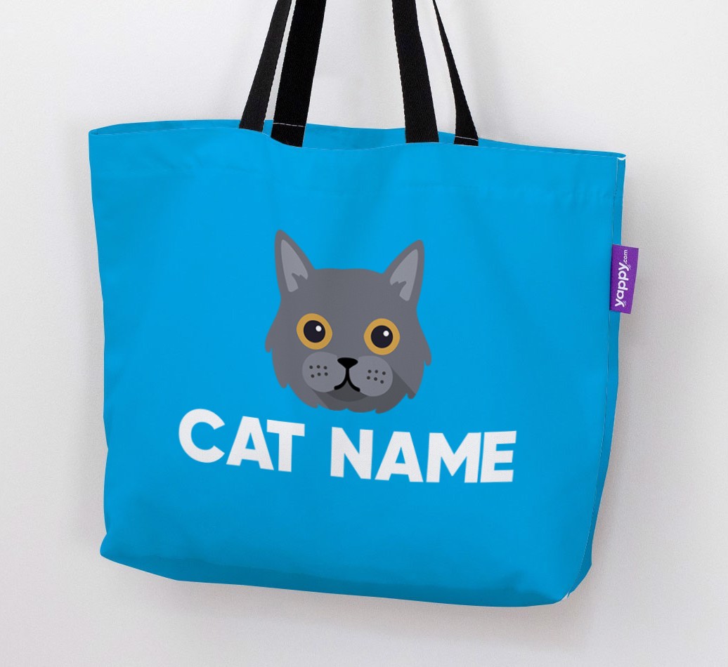 '{breedFullName} Icon & Name' - Personalised Canvas Bag