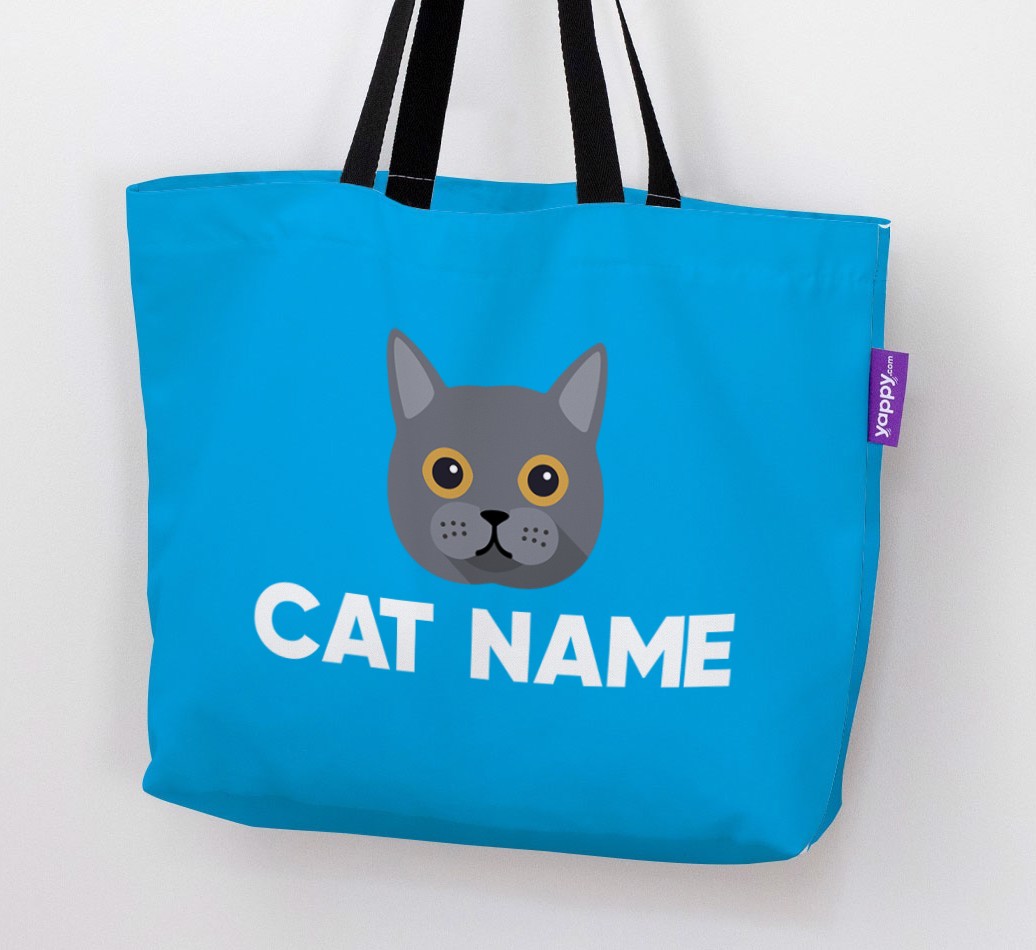 '{breedFullName} Icon & Name' - Personalised Canvas Bag