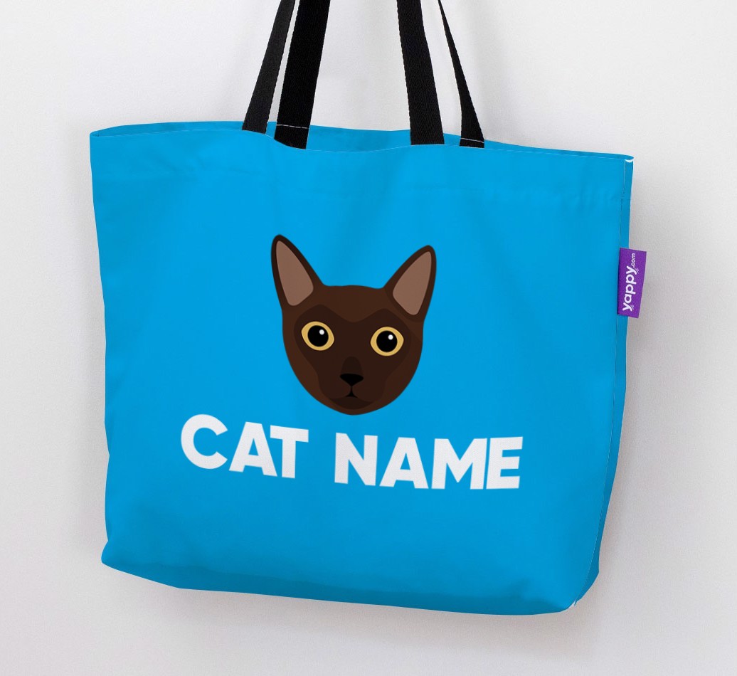 '{breedFullName} Icon & Name' - Personalised Canvas Bag