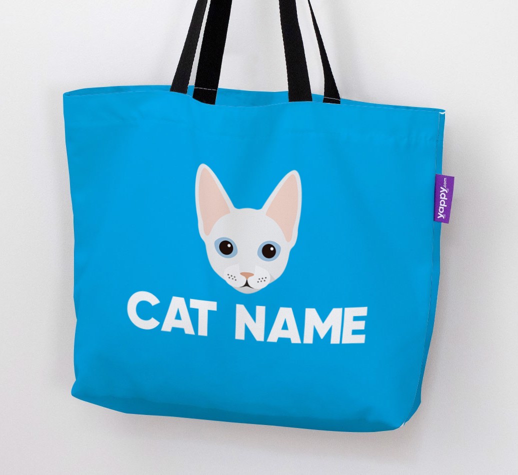 '{breedFullName} Icon & Name' - Personalised Canvas Bag