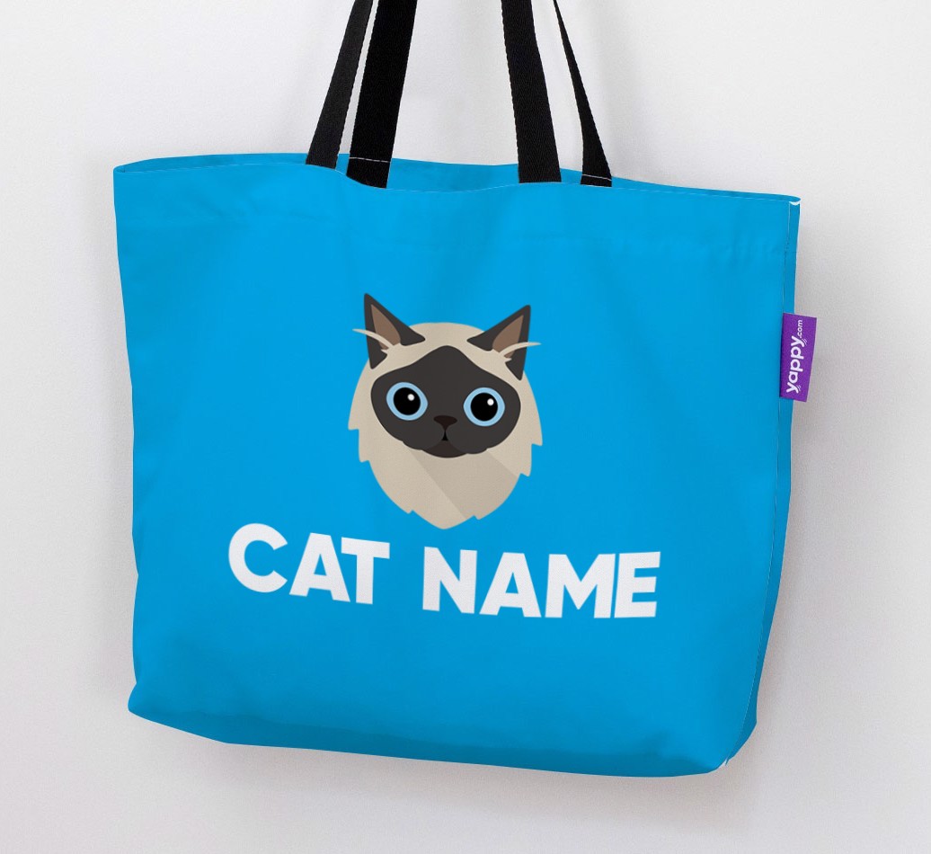 '{breedFullName} Icon & Name' - Personalised Canvas Bag