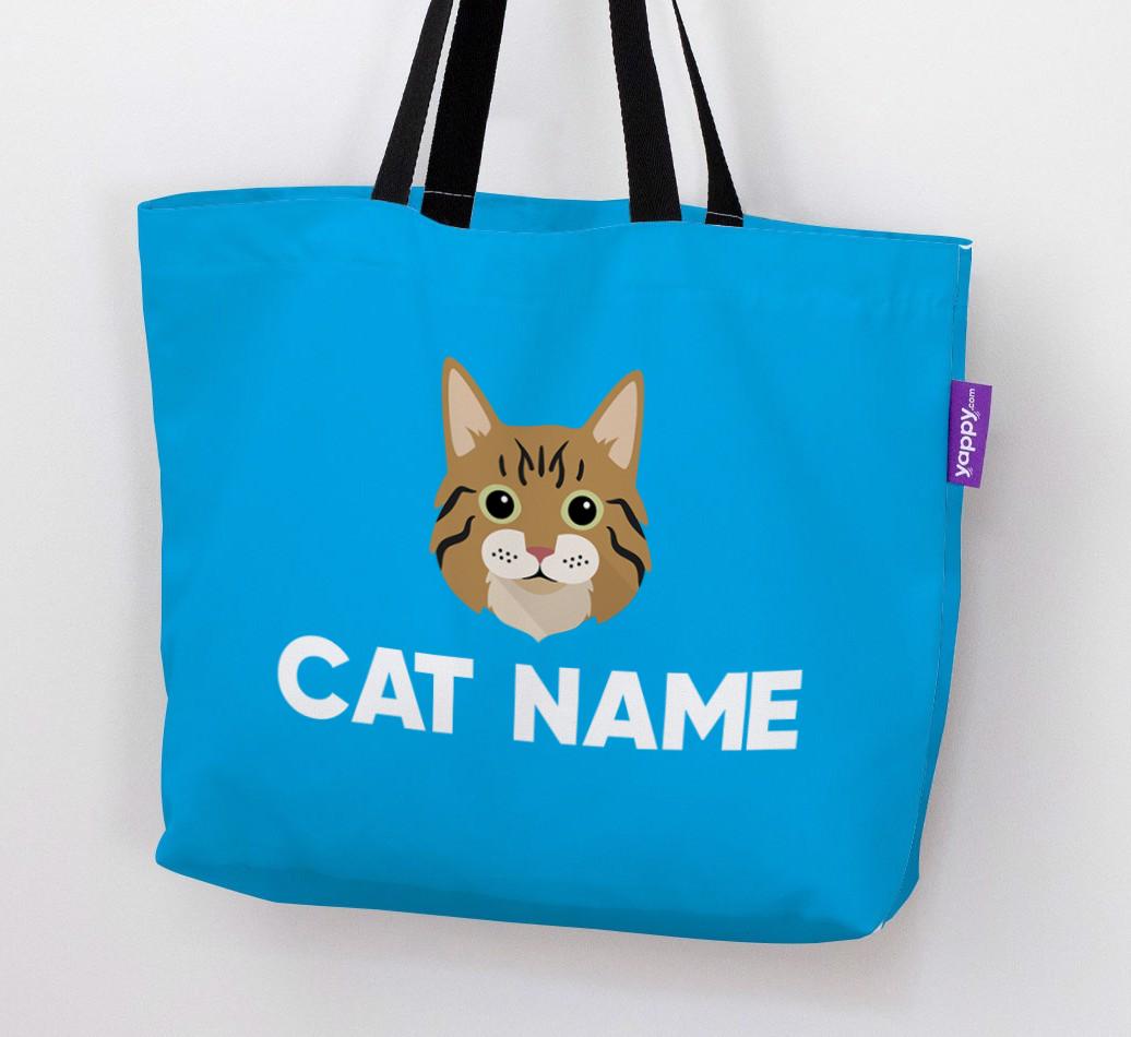 '{breedFullName} Icon & Name' - Personalized Canvas Bag