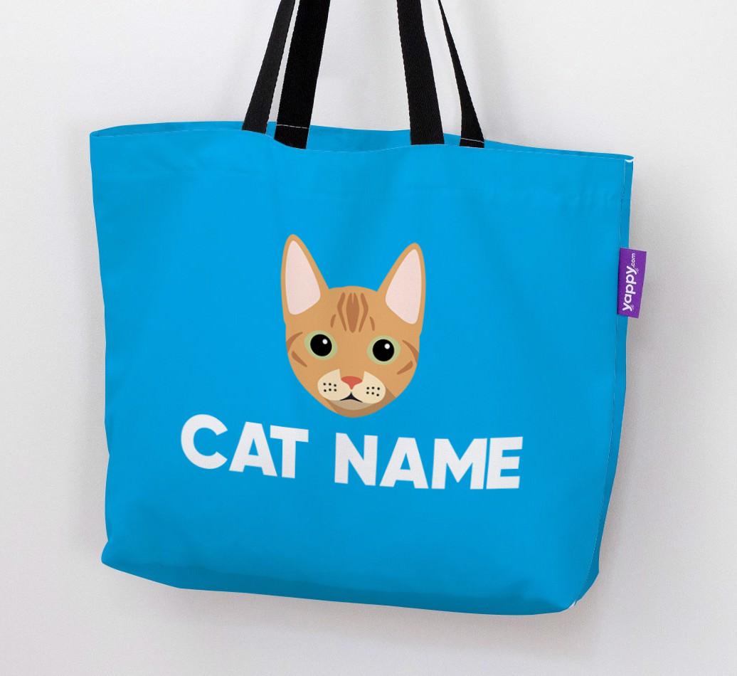 '{breedFullName} Icon & Name' - Personalized Canvas Bag