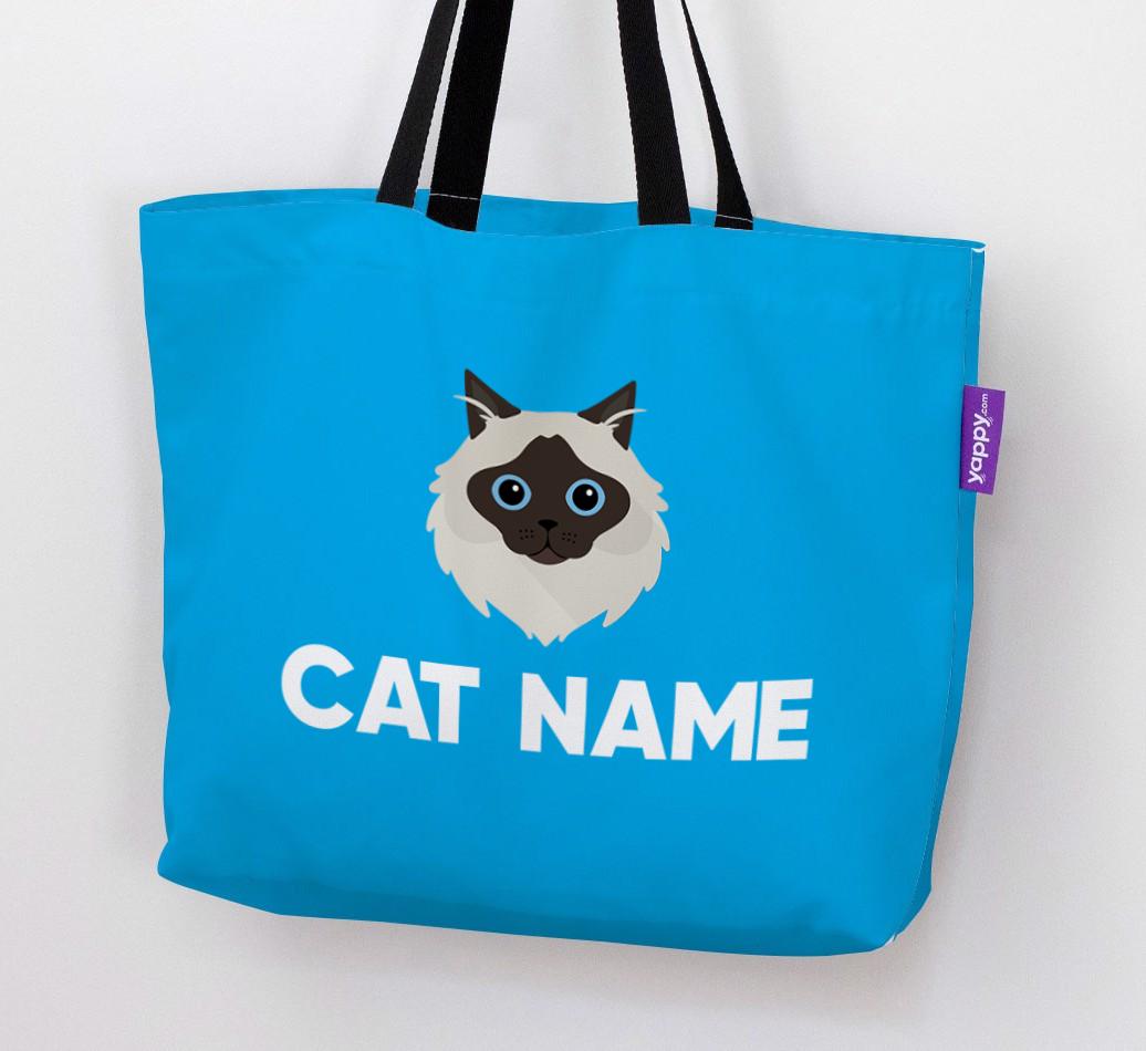 '{breedFullName} Icon & Name' - Personalized Canvas Bag