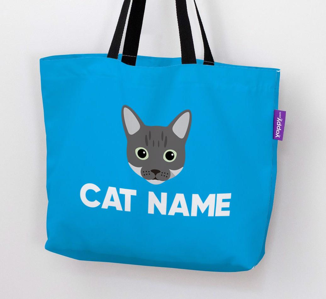 '{breedFullName} Icon & Name' - Personalized Canvas Bag