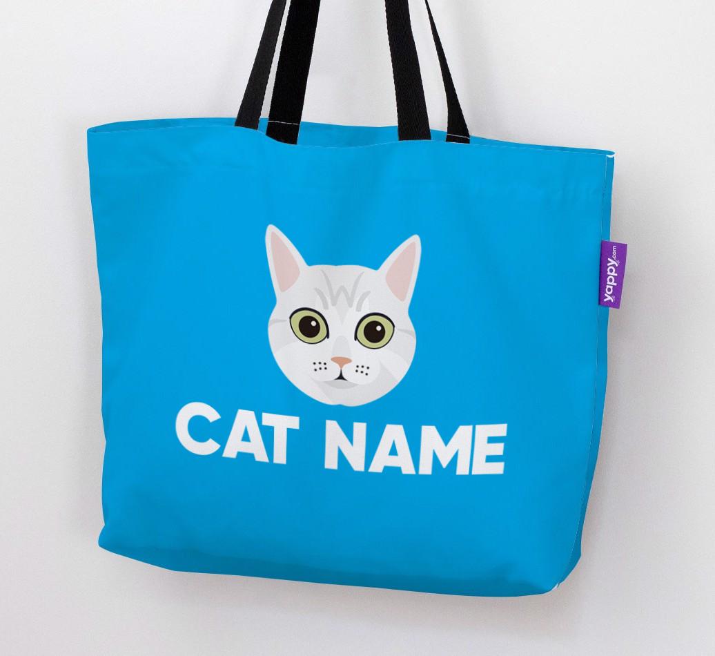 '{breedFullName} Icon & Name' - Personalized Canvas Bag
