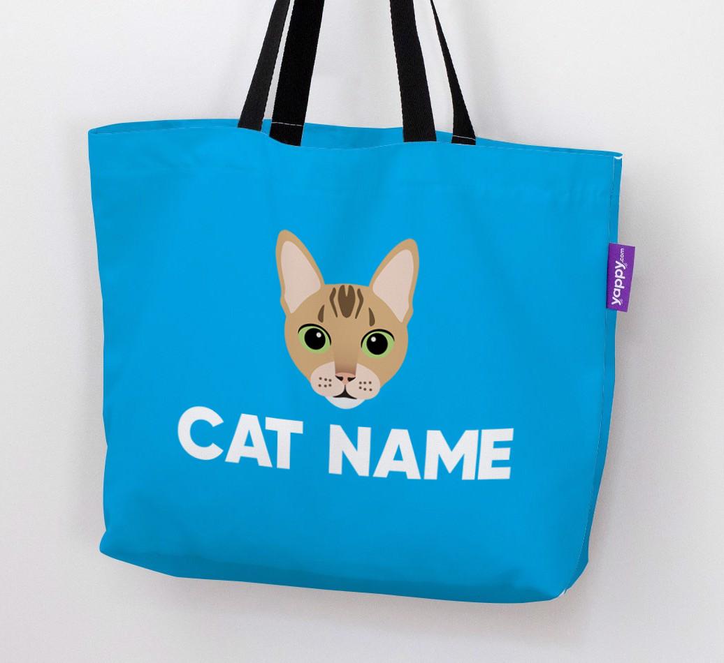 '{breedFullName} Icon & Name' - Personalized Canvas Bag