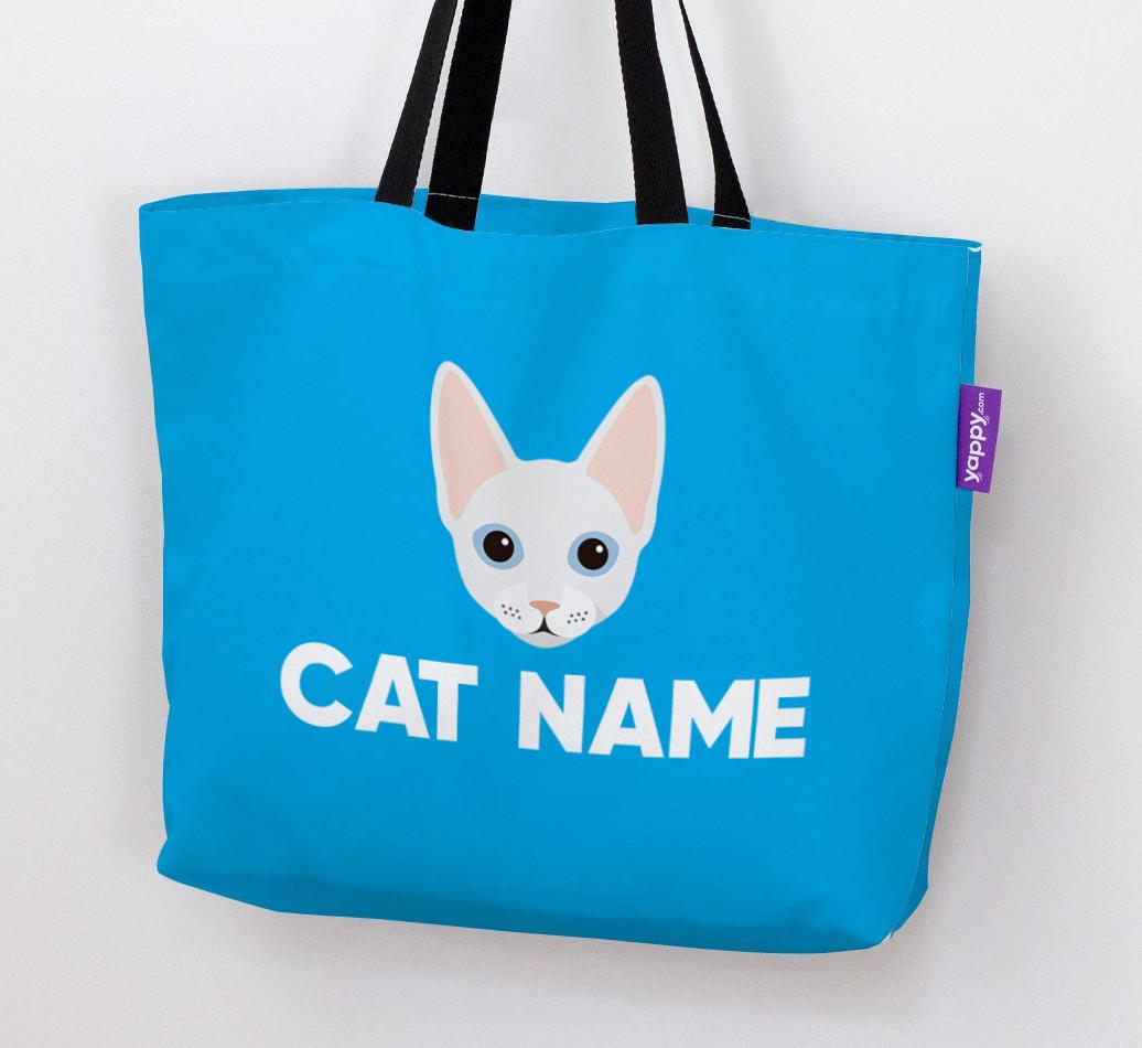 '{breedFullName} Icon & Name' - Personalized Canvas Bag
