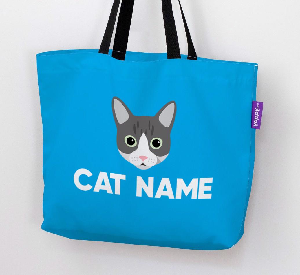 '{breedFullName} Icon & Name' - Personalized Canvas Bag