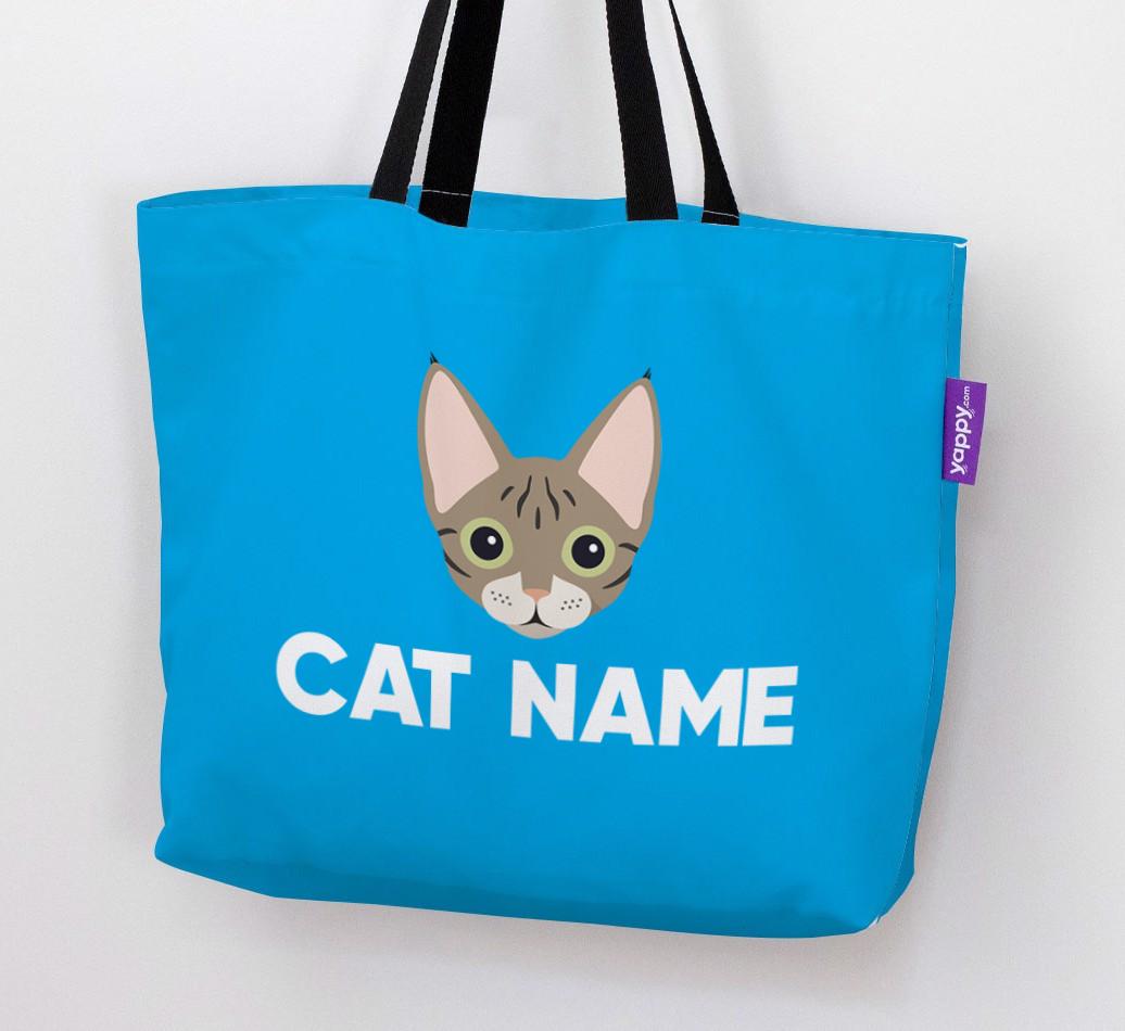 '{breedFullName} Icon & Name' - Personalized Canvas Bag