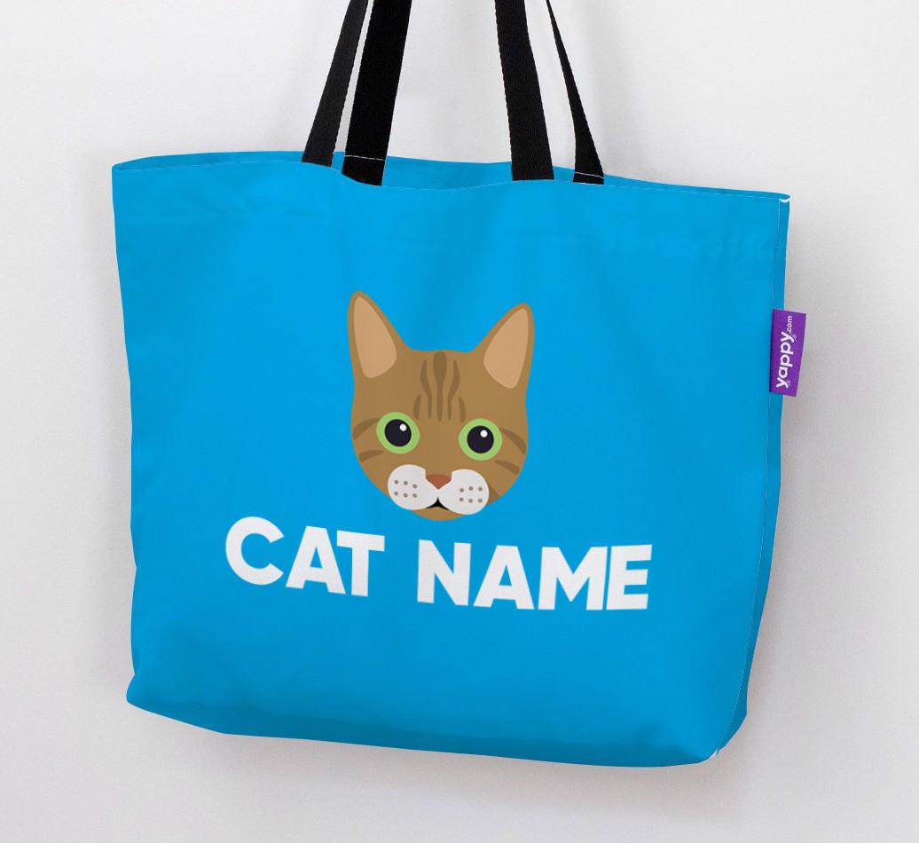 '{breedFullName} Icon & Name' - Personalized Canvas Bag