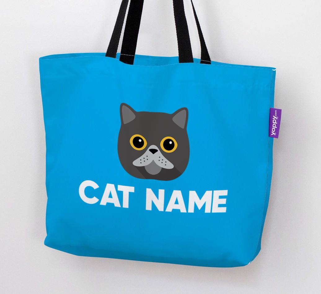 '{breedFullName} Icon & Name' - Personalized Canvas Bag
