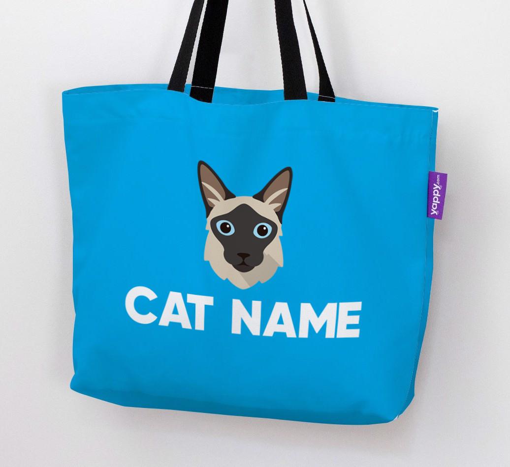 '{breedFullName} Icon & Name' - Personalized Canvas Bag