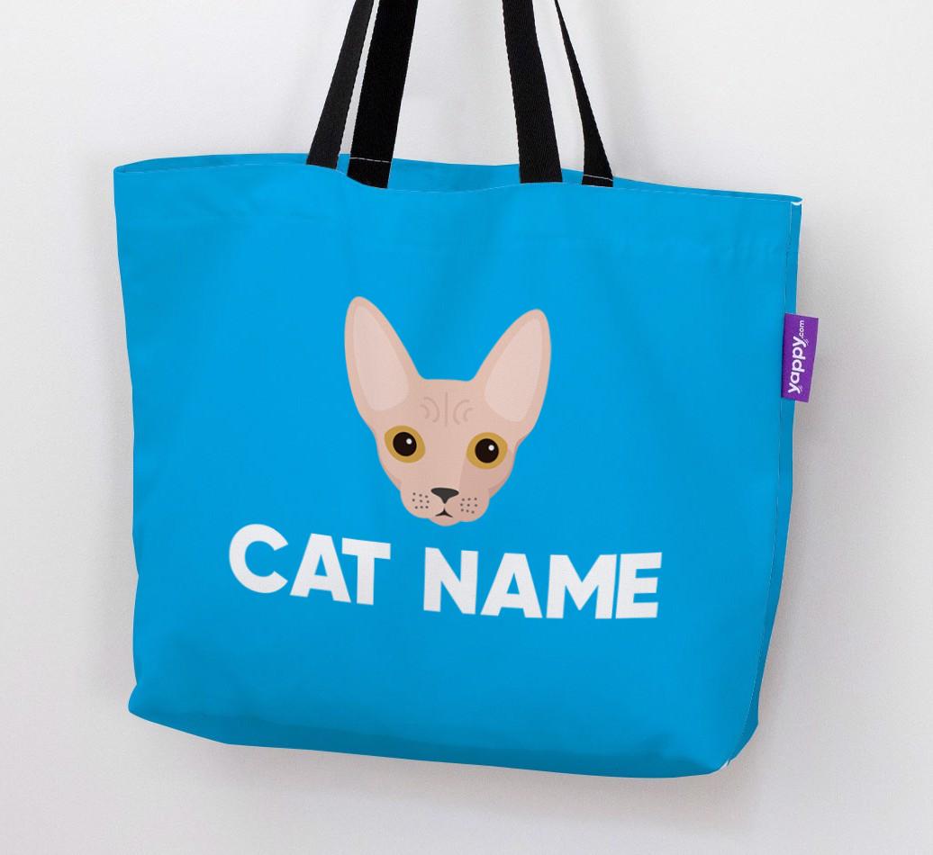 '{breedFullName} Icon & Name' - Personalized Canvas Bag