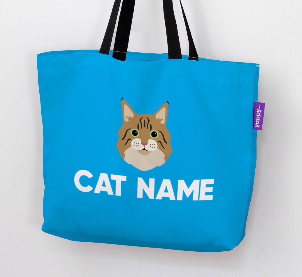 '{breedFullName} Icon & Name' - Personalized Canvas Bag
